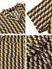 Chic Vertical Striped Camp Collar Short Sleeve Shirts
