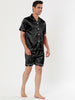 Satin Short Sleeve Summer Sleepwear Pajama Sets