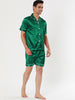 Satin Short Sleeve Summer Sleepwear Pajama Sets