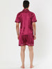 Satin Short Sleeve Summer Sleepwear Pajama Sets