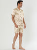 Satin Short Sleeve Summer Sleepwear Pajama Sets