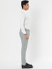 Smart Casual Striped Flat Front Zip Business Pants