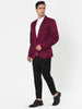 Basic Notch Lapel Solid Color One Button Suit Blazer