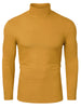 Basic Solid Turtleneck Pullover Long Sleeve Shirt