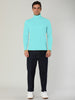 Solid Color Turtleneck Pullover Long Sleeve Shirt