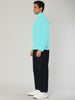 Casual Solid Turtleneck Pullover Long Sleeve Shirt