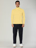 Casual Solid Turtleneck Pullover Long Sleeve Shirt