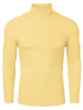 Casual Solid Turtleneck Pullover Long Sleeve Shirt