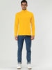 Solid Color Turtleneck Pullover Long Sleeve Shirt