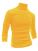 Solid Color Turtleneck Pullover Long Sleeve Shirt
