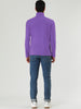 Casual Solid Turtleneck Pullover Long Sleeve Shirt