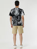 Chic Knit Tie Dye Round Neck Short Sleeve T-shirt