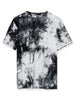 Chic Knit Tie Dye Round Neck Short Sleeve T-shirt