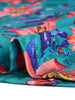 Floral Printed Cap Sleeve V-neck Plus Size Dress