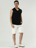 Elastic Waist Drawstring Printed Beach Board Shorts