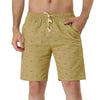 Elastic Waist Drawstring Printed Beach Board Shorts