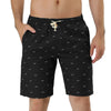 Elastic Waist Drawstring Printed Beach Board Shorts
