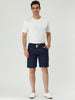 Elastic Waist Drawstring Printed Beach Board Shorts