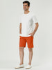 Elastic Waist Drawstring Printed Beach Board Shorts