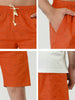 Elastic Waist Drawstring Printed Beach Board Shorts