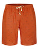 Elastic Waist Drawstring Printed Beach Board Shorts