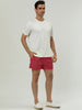 Solid Drawstring Waist Mesh Lining Board Shorts