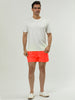 Solid Drawstring Waist Mesh Lining Board Shorts