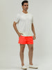 Solid Drawstring Waist Mesh Lining Board Shorts
