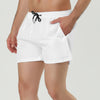 Solid Drawstring Waist Mesh Lining Board Shorts