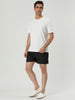 Solid Drawstring Waist Mesh Lining Board Shorts
