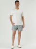 Solid Drawstring Waist Mesh Lining Board Shorts