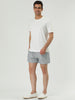 Solid Drawstring Waist Mesh Lining Board Shorts