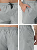 Solid Drawstring Waist Mesh Lining Board Shorts