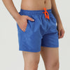 Solid Drawstring Waist Mesh Lining Board Shorts