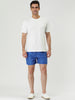 Solid Drawstring Waist Mesh Lining Board Shorts