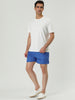 Solid Drawstring Waist Mesh Lining Board Shorts