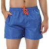 Solid Drawstring Waist Mesh Lining Board Shorts