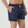 Solid Drawstring Waist Mesh Lining Board Shorts