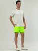 Solid Drawstring Waist Mesh Lining Board Shorts