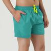 Solid Drawstring Waist Mesh Lining Board Shorts