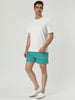 Solid Drawstring Waist Mesh Lining Board Shorts
