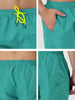 Solid Drawstring Waist Mesh Lining Board Shorts