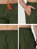 Solid Drawstring Waist Mesh Lining Board Shorts