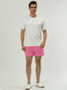 Solid Drawstring Waist Mesh Lining Board Shorts