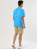 Chic Knit Tie Dye Round Neck Short Sleeve T-shirt