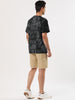 Chic Knit Tie Dye Round Neck Short Sleeve T-shirt