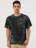 Chic Knit Tie Dye Round Neck Short Sleeve T-shirt