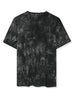 Chic Knit Tie Dye Round Neck Short Sleeve T-shirt