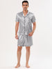Satin Short Sleeve Summer Sleepwear Pajama Sets
