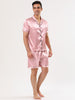 Satin Short Sleeve Summer Sleepwear Pajama Sets